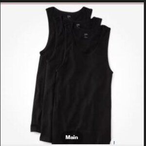 Men's Go-Dry Rib-Knit Tank Tops 3-Pc Old Navy XXXL